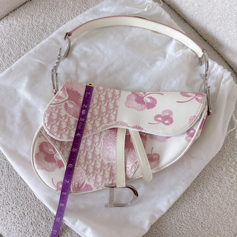 Vintage 2004 Dior Cherry Blossom Saddle Bag - Picture 15 of 16